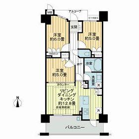 グラン・シティオ西京極(3LDK/4階)の間取り写真