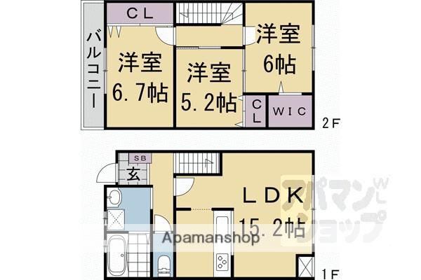 ヴェルデ広沢(3LDK)の間取り写真