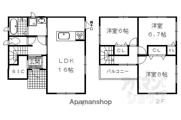 リバータウン(3LDK)の間取り写真