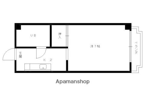 VERVE KYOTO(1K/3階)の間取り写真