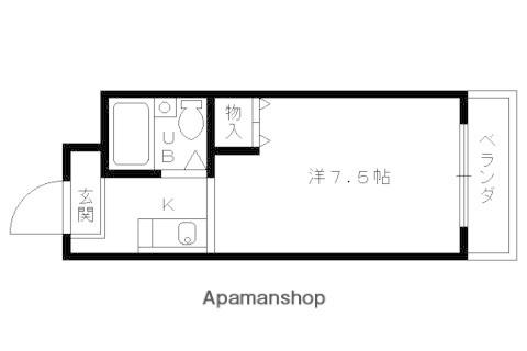 CASA瑞(1K/2階)の間取り写真