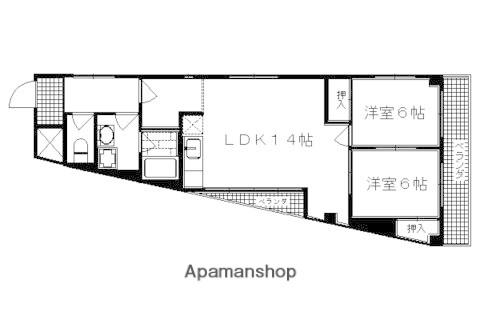 リーブル一ノ井(2LDK/3階)の間取り写真
