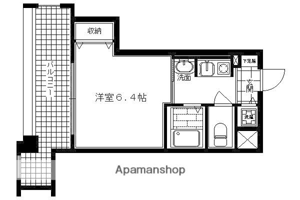 エステムコート京都河原町プレジール(1K/9階)の間取り写真