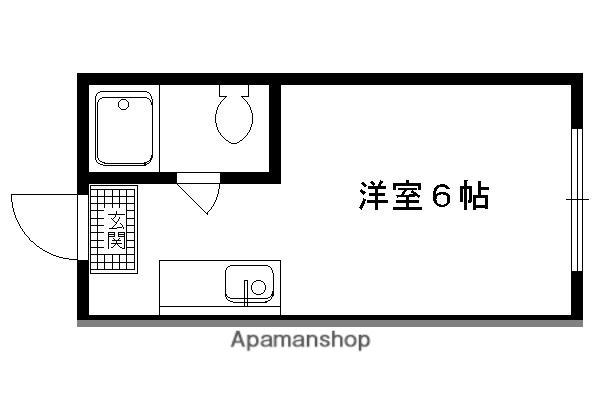 ソフィアハイム(ワンルーム/2階)の間取り写真