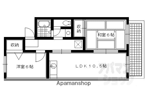 セジュールエリゼ(2LDK/1階)の間取り写真