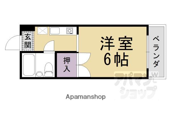 ESPERANZA(1K/1階)の間取り写真