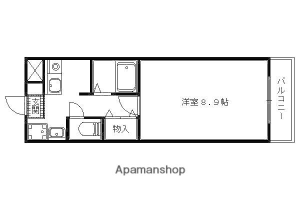 ディアコート大宅(1K/1階)の間取り写真