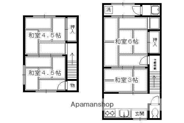 修学院坪江町(4K)の間取り写真
