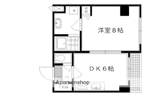 AFICION堀川(1DK/5階)の間取り写真