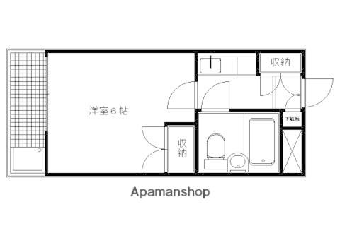 ピア西洞院(1K/3階)の間取り写真