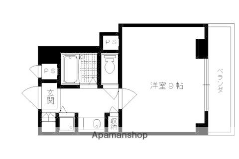 リーガル京都西陣(1K/8階)の間取り写真