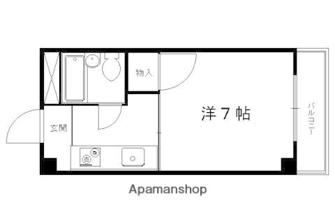 ティンクル(1K/3階)の間取り写真