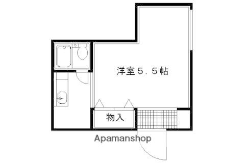 コーポ千尋(1K/4階)の間取り写真