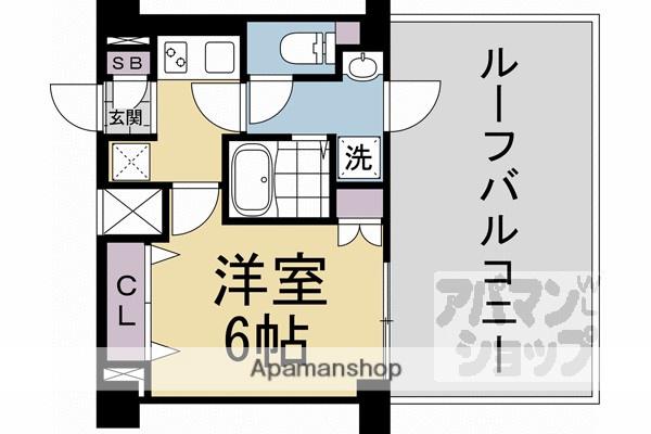 エステムコート京都 梅小路公園(1K/5階)の間取り写真