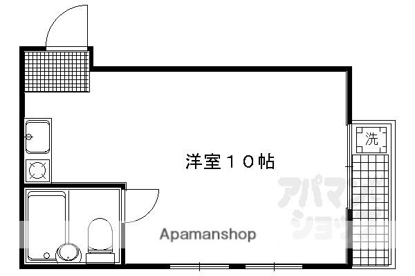 新町シャルム春奈(ワンルーム/1階)の間取り写真