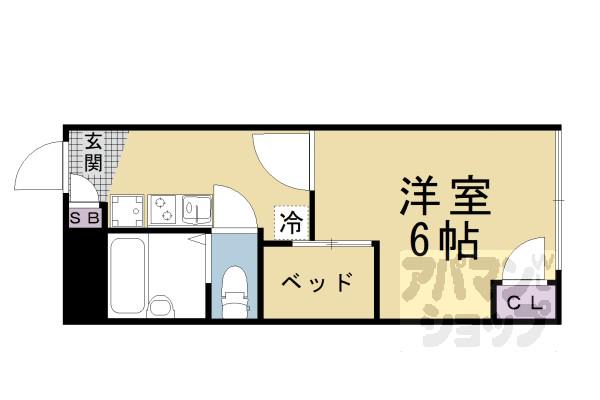 レオパレス石塚(1K/2階)の間取り写真