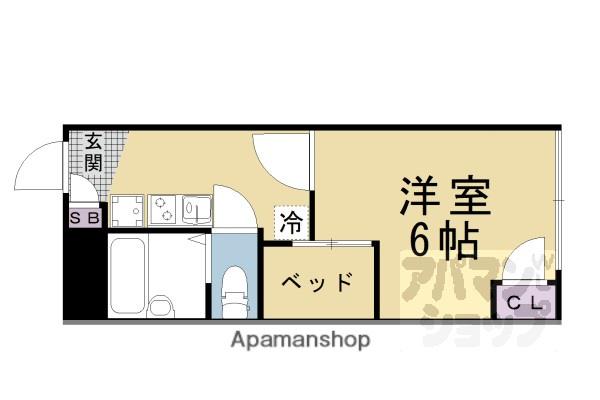 レオパレス石塚(1K/2階)の間取り写真
