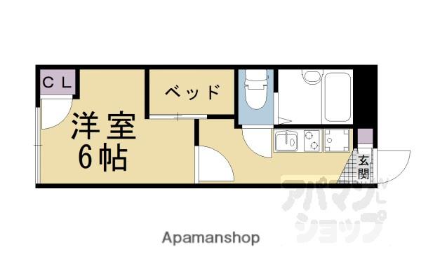 レオパレスアヴェンタージュ(1K/2階)の間取り写真