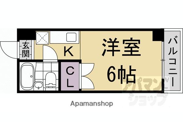 MINATO HOUSE(1K/4階)の間取り写真