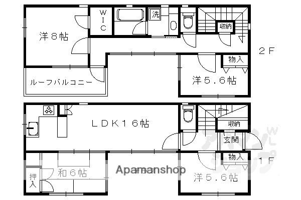 ベクエームハウスII(4LDK)の間取り写真