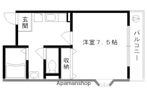 アブレスト四条大宮(1K/5階)の間取り写真