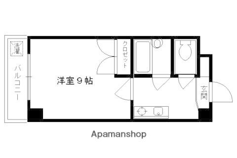 ベルビュー芦刈山(1K/5階)の間取り写真