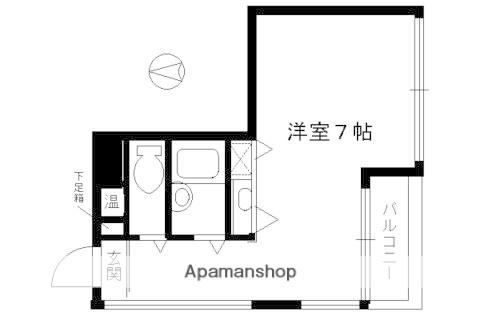 クリーンリビング四条大宮(ワンルーム/6階)の間取り写真