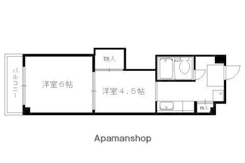 上賀茂葵之森町マンション(1K/1階)の間取り写真