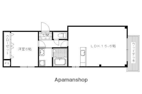 MESA VERDE 西陣(1LDK/1階)の間取り写真