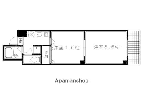 マッケンジー東堀川(1LDK/1階)の間取り写真