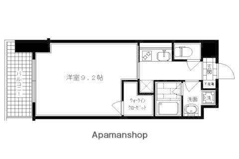 レジュールアッシュ清水(1K/7階)の間取り写真