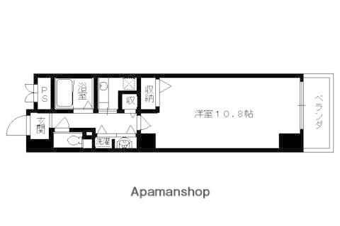 ビレイユ眞英河原町(1K/7階)の間取り写真
