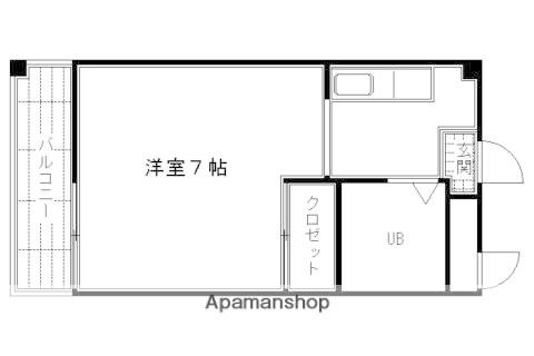 ハイツ協栄(1K/1階)の間取り写真
