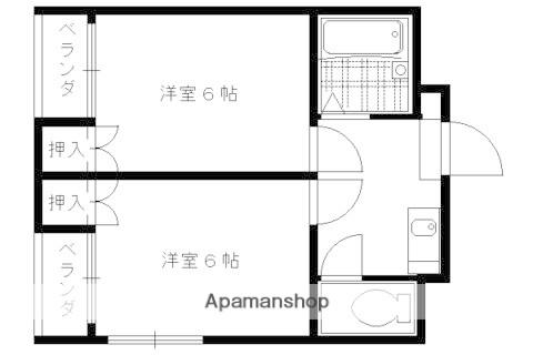 STABLE西賀茂II(2K/3階)の間取り写真