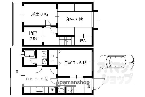 三宅タウンA(3SDK)の間取り写真