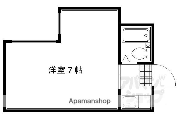 プティメゾン西陣(1K/3階)の間取り写真