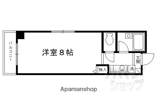 SHICATA SEPT BLDG(1K/10階)の間取り写真