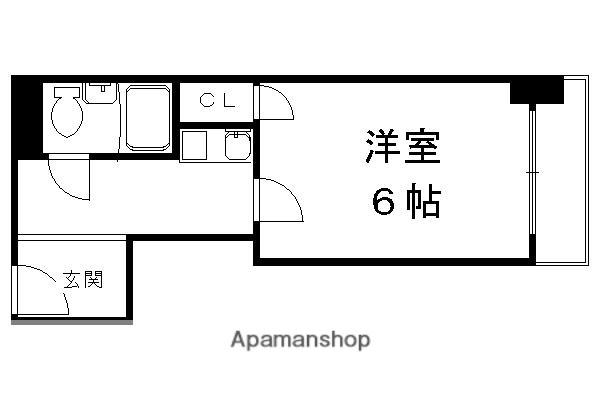 上野マンション(1K/2階)の間取り写真
