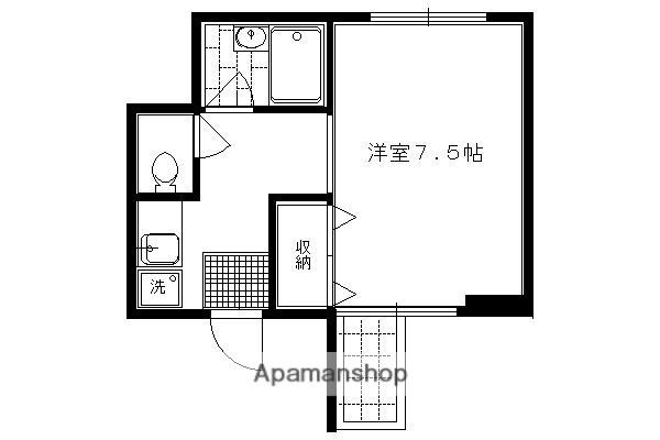 寿苑ビル(1K/5階)の間取り写真