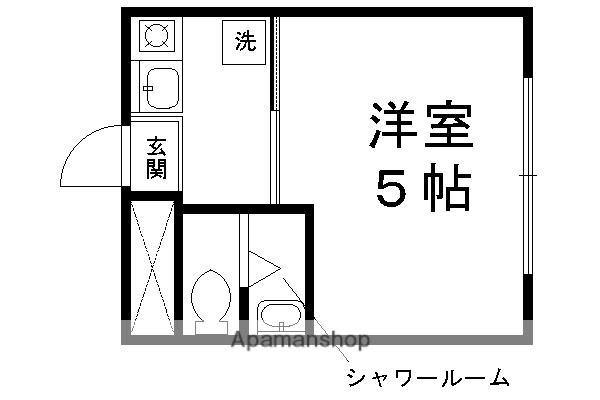ハイツ金閣(1K/3階)の間取り写真