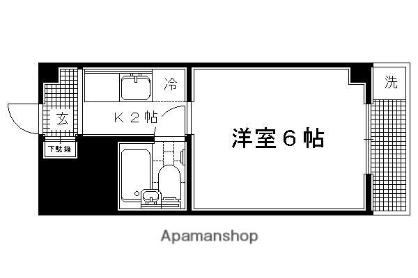 ドミトリーアルバ(1K/3階)の間取り写真