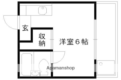 コットンハウス95(1K/3階)の間取り写真