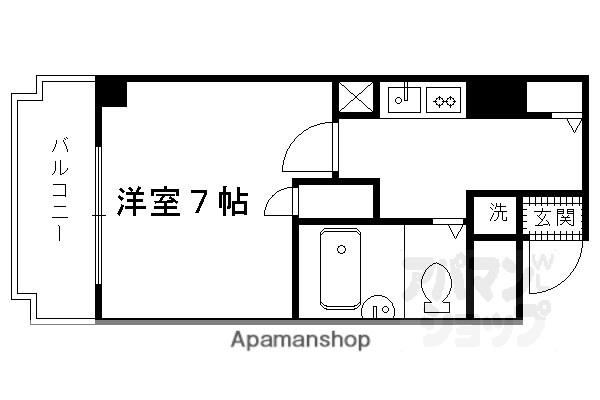 メゾンドソフィア(1K/2階)の間取り写真