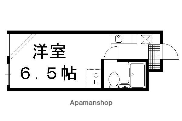 キャニオンテラスIII(ワンルーム/4階)の間取り写真