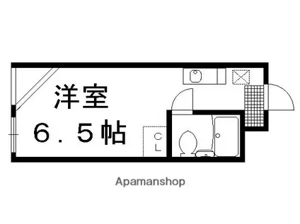 キャニオンテラスIII(ワンルーム/3階)の間取り写真