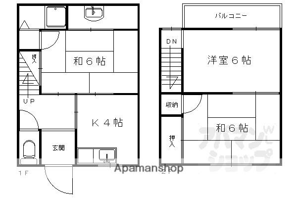鏡石町11(3DK)の間取り写真