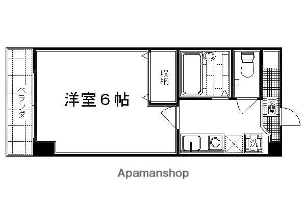 悠々館・リベルテ(1K/3階)の間取り写真