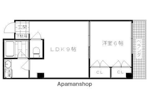アルベールビルエイト(1LDK/3階)の間取り写真