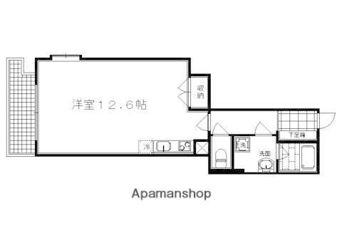 アクアレリスト今出川(ワンルーム/6階)の間取り写真
