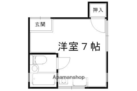 伊勢川ハイツ(ワンルーム/2階)の間取り写真